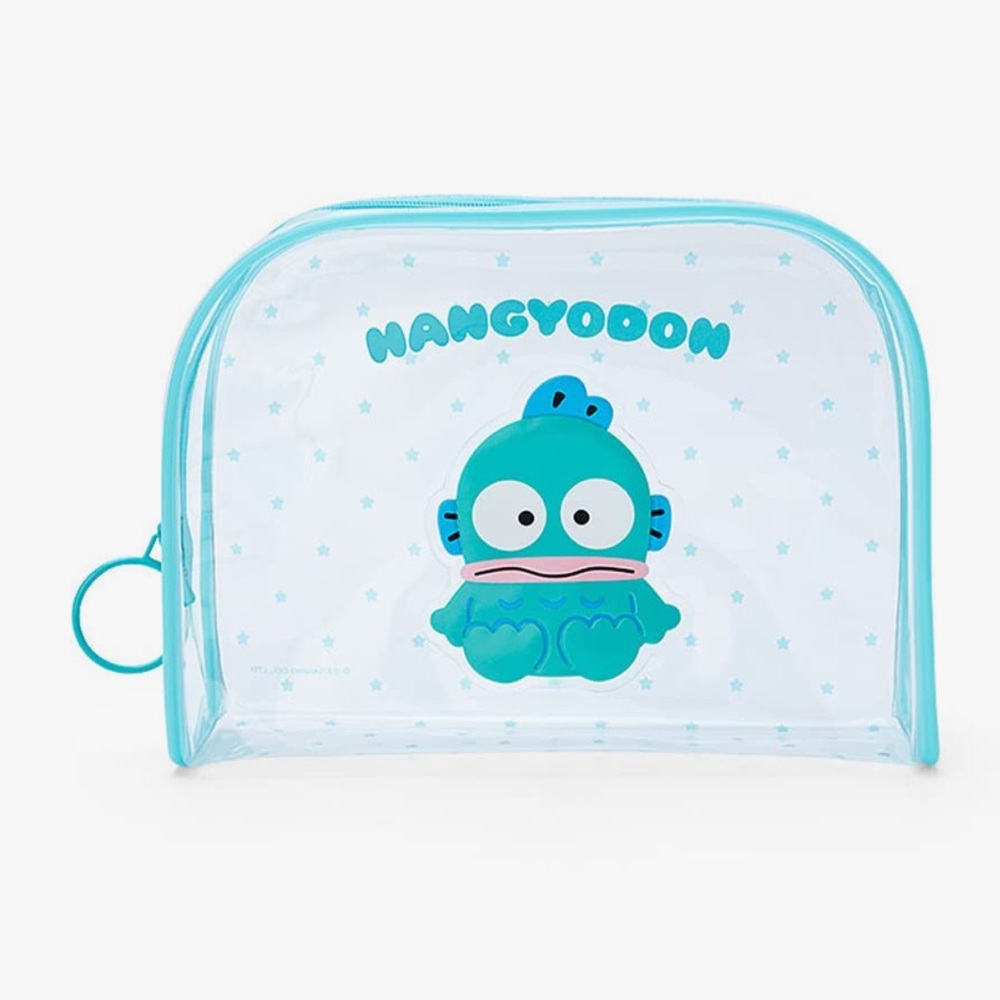 ✅Sanrio Hangyodong Clear Travel Pouch with Stars